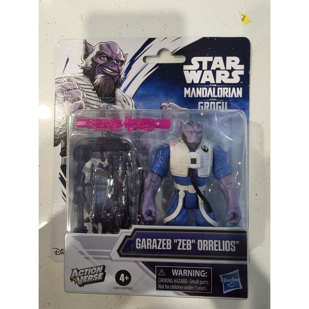 NEW 2026 Hasbro Star Wars THE MANDALORIAN & GROGU GARAZEB "ZEB" ORRELIOS